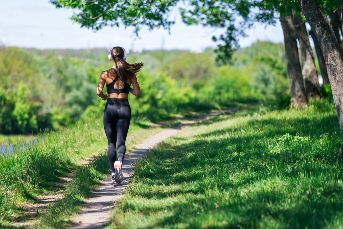 Outdoor running session